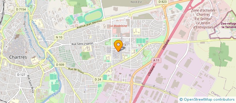 localisation de l'entreprise MONSIEUR SANKOUMBA DRAME à CHARTRES