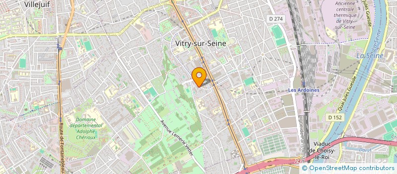 localisation de l'entreprise MONSIEUR SANKOUMBA SIDIBE  VITRY-SUR-SEINE