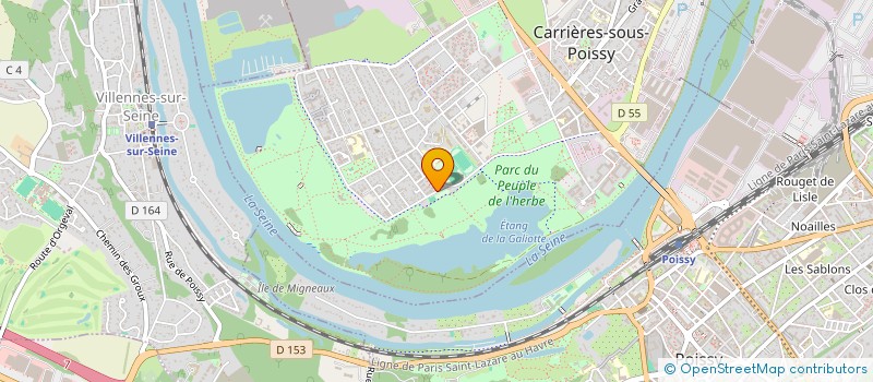 localisation de l'entreprise MONSIEUR SANKOUN DABO  CARRIERES-SOUS-POISSY