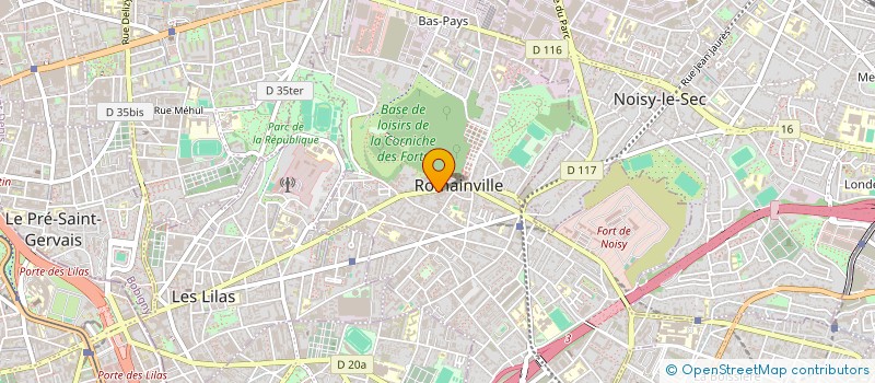 localisation de l'entreprise MONSIEUR SANKOUNMBA DIABY à ROMAINVILLE