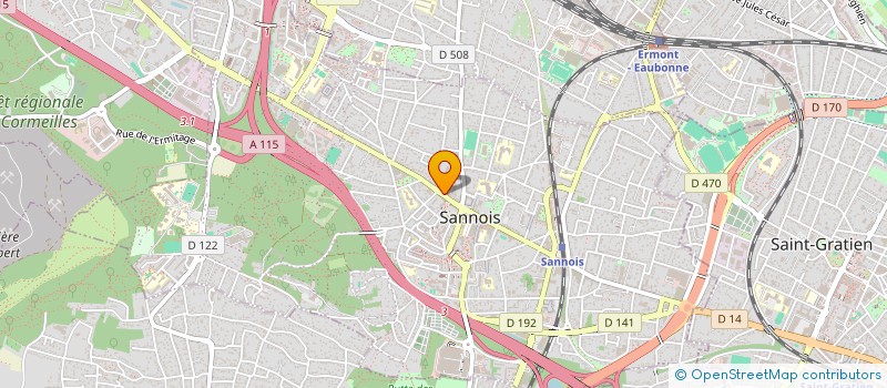 localisation de l'entreprise MONSIEUR SANNOIS LOUIS  SANNOIS