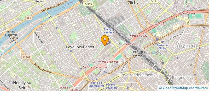 localisation de l'entreprise MONSIEUR SANNY TAHRAOUI à LEVALLOIS-PERRET