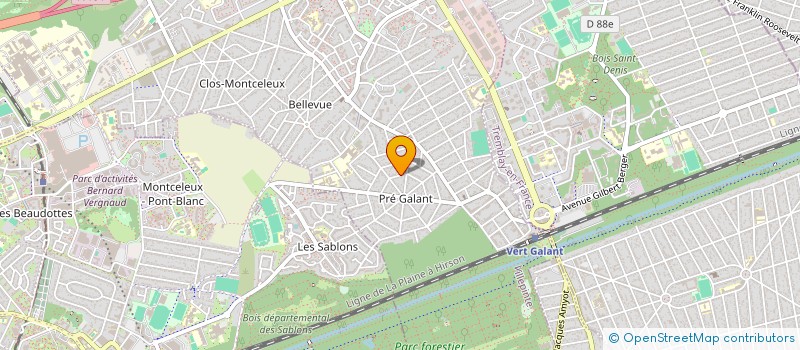 localisation de l'entreprise MONSIEUR SANO TEUS  VILLEPINTE