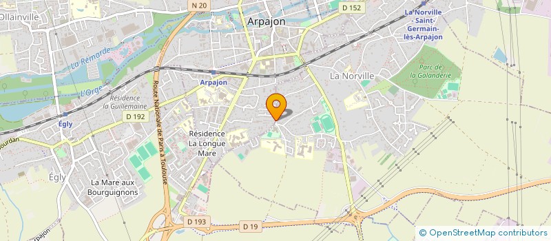 localisation de l'entreprise MONSIEUR SANOUNOU SIBY  ARPAJON