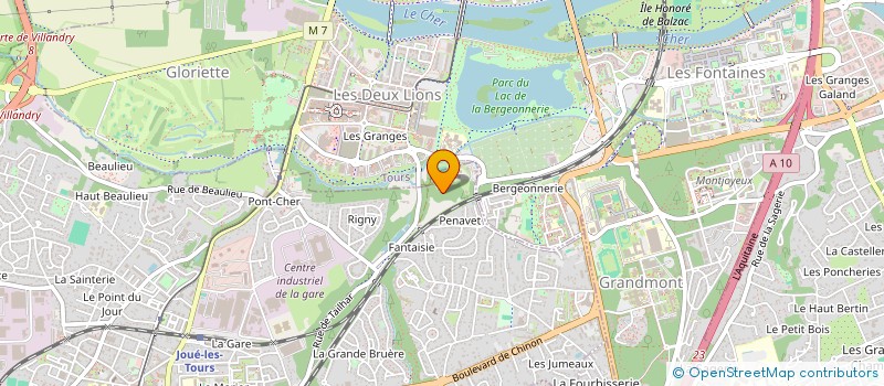 localisation de l'entreprise MONSIEUR SANOUSI DIALLO  JOUE-LES-TOURS