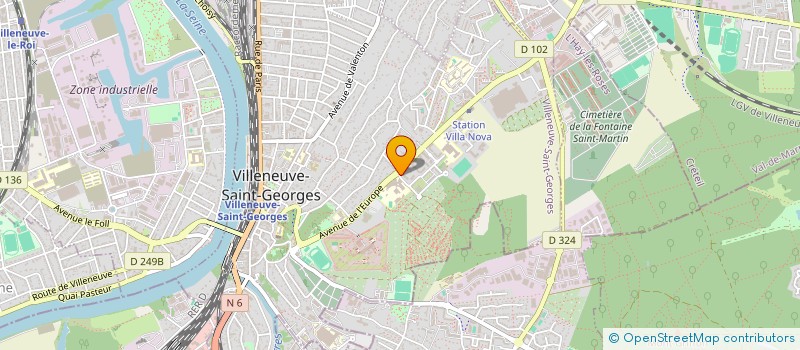 localisation de l'entreprise MONSIEUR SANOUSSY BARRY  VILLENEUVE-SAINT-GEORGES