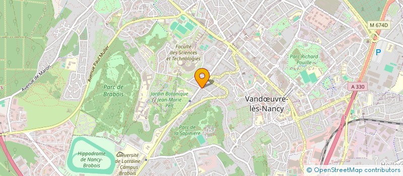 localisation de l'entreprise MONSIEUR SANOUSSY DIALLO  VANDUVRE-LES-NANCY