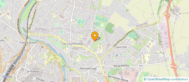 localisation de l'entreprise MONSIEUR SANOUSSY SAKHO  POITIERS