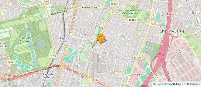 localisation de l'entreprise MONSIEUR SANOUSSY SYLLA  L'HAY-LES-ROSES