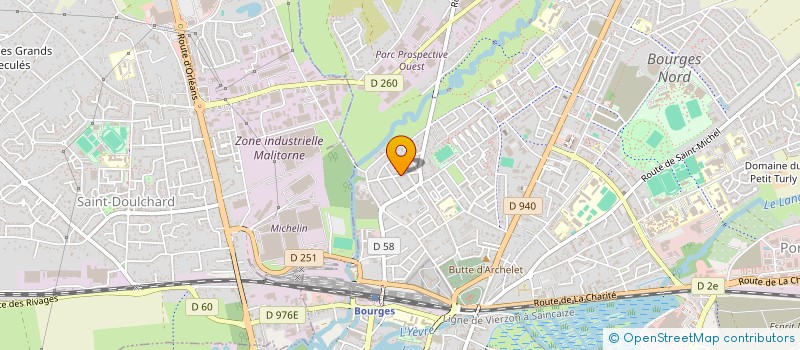 localisation de l'entreprise MONSIEUR SANS PRENOM CHADORLA  BOURGES