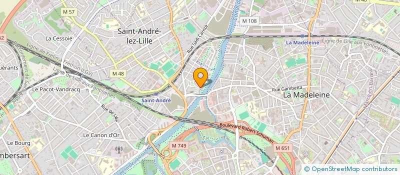 localisation de l'entreprise MONSIEUR SANS PRENOM CONNU NGOMA DIKELA  SAINT-ANDRE-LEZ-LILLE