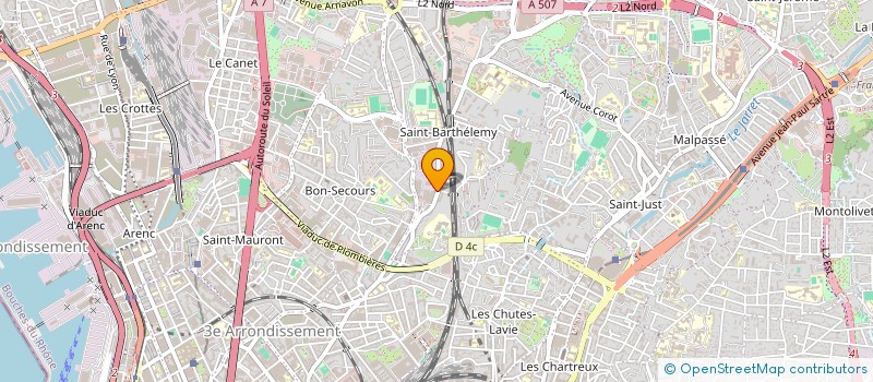 localisation de l'entreprise MONSIEUR SANTACRUZ GARCIA LEOPOLDO  MARSEILLE