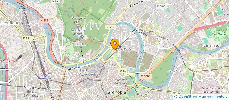 localisation de l'entreprise MONSIEUR SANTAMARIA JUST à GRENOBLE