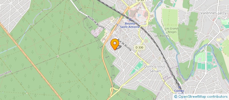 localisation de l'entreprise MONSIEUR SANTANA PANNAGAS  QUINCY-SOUS-SENART