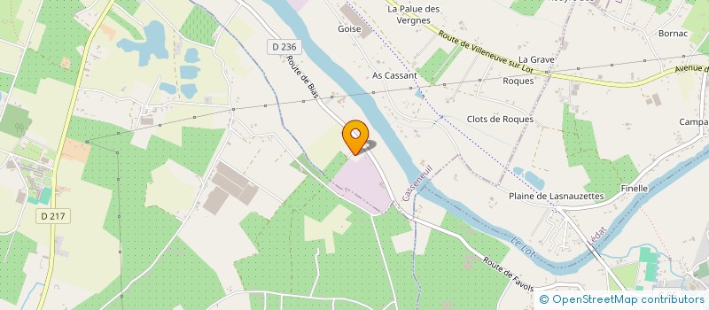 localisation de l'entreprise MONSIEUR SANTE DE STEFANI à CASSENEUIL