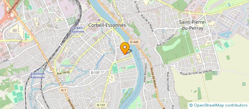 localisation de l'entreprise MONSIEUR SANTERY OUATTARA à CORBEIL-ESSONNES