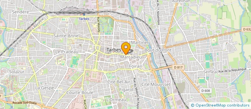 localisation de l'entreprise MONSIEUR SANTIAGO ALCADE  TARBES