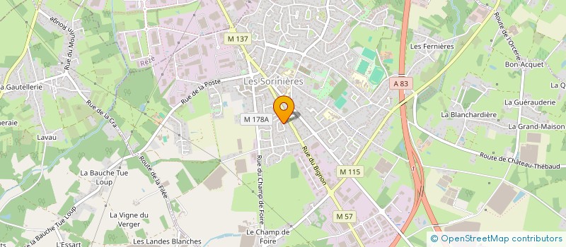 localisation de l'entreprise MONSIEUR SANTIAGO ALEJOS ALONSO  LES SORINIERES