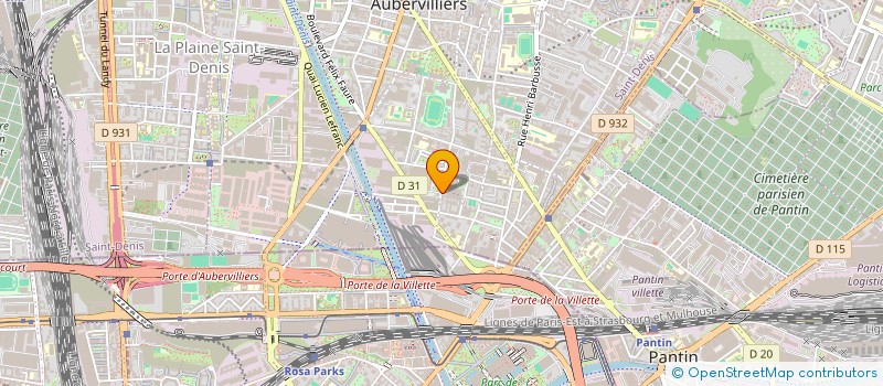 localisation de l'entreprise MONSIEUR SANTIAGO BASSO  AUBERVILLIERS