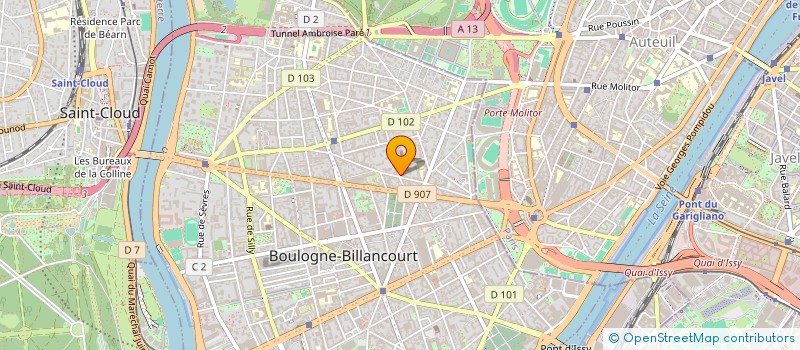 localisation de l'entreprise MONSIEUR SANTIAGO BORDILS à BOULOGNE-BILLANCOURT