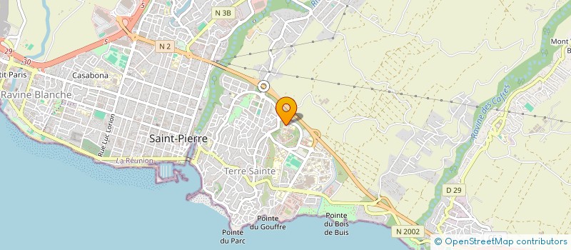 localisation de l'entreprise MONSIEUR SANTIAGO CASIANO SANCHEZ  SAINT-PIERRE