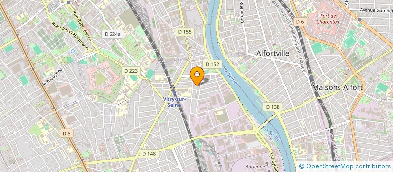 localisation de l'entreprise MONSIEUR SANTIAGO GIRALDO ARANGO  VITRY-SUR-SEINE