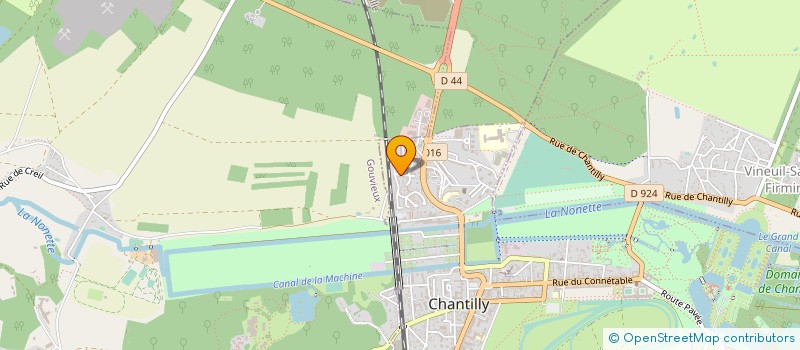 localisation de l'entreprise MONSIEUR SANTIAGO MAQUEDA  CHANTILLY