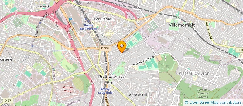 localisation de l'entreprise MONSIEUR SANTIAGO MAROTTO à ROSNY-SOUS-BOIS