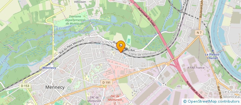 localisation de l'entreprise MONSIEUR SANTIAGO MARTINEZ KAMGA  ORMOY