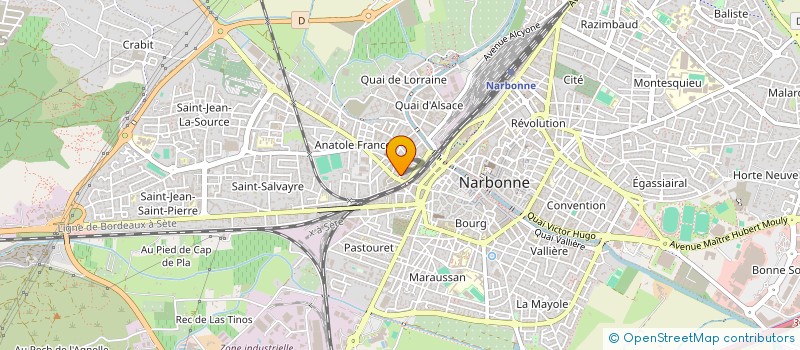 localisation de l'entreprise MONSIEUR SANTIAGO PACHON  NARBONNE