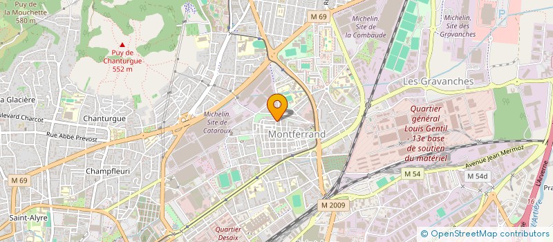 localisation de l'entreprise MONSIEUR SANTIAGO QUINONES DO NASCIMENTO  CLERMONT-FERRAND