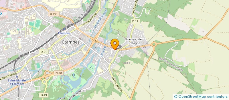 localisation de l'entreprise MONSIEUR SANTIAGO RIVAS à ETAMPES