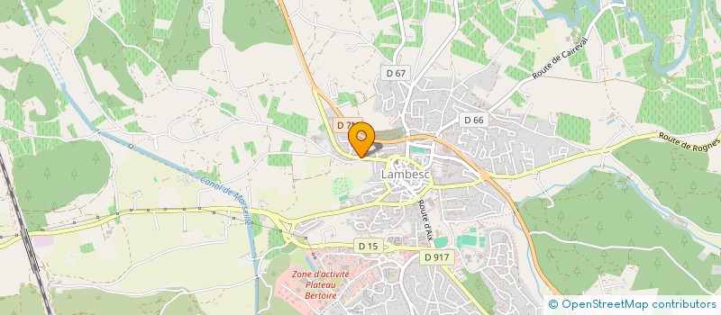 localisation de l'entreprise MONSIEUR SANTIAGO RUBIRA CRUZADO  LAMBESC