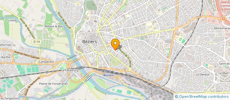 localisation de l'entreprise MONSIEUR SANTIAGO SAN EUSEBIO  BEZIERS