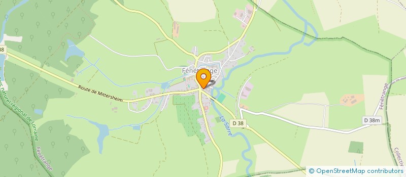 localisation de l'entreprise MONSIEUR SANTINO LORIER  FENETRANGE