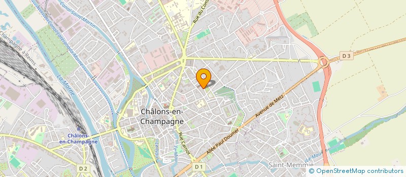 localisation de l'entreprise MONSIEUR SANTO CANNAROZZO  CHALONS-EN-CHAMPAGNE