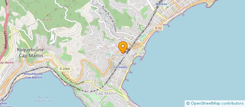 localisation de l'entreprise MONSIEUR SANTO DI MAURO à MENTON