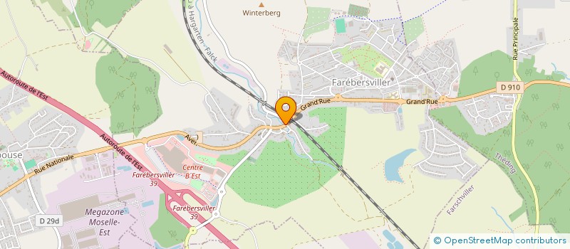 localisation de l'entreprise MONSIEUR SANTO LATTUCA  FAREBERSVILLER