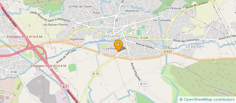 localisation de l'entreprise MONSIEUR SANTO LOMENZO à PELISSANNE