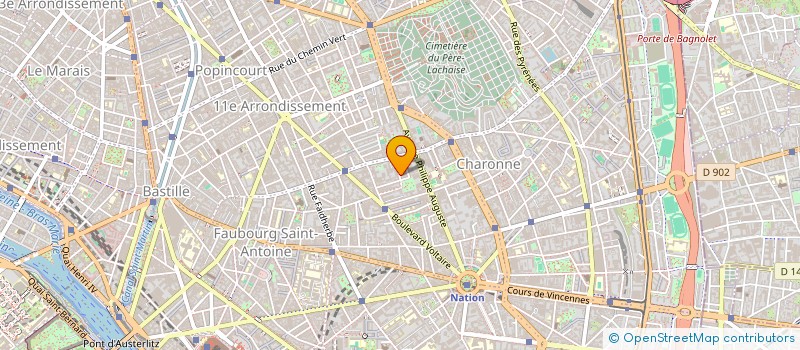 localisation de l'entreprise MONSIEUR SANTO SANSONETTI  PARIS