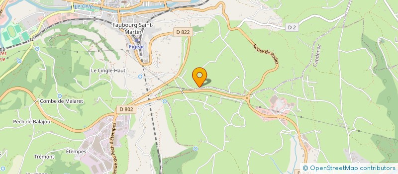 localisation de l'entreprise MONSIEUR SANTO SURACE à FIGEAC