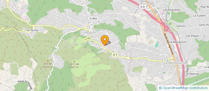 localisation de l'entreprise MONSIEUR SANTOS DASILVA  PEYPIN