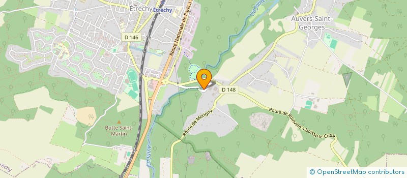 localisation de l'entreprise MONSIEUR SANTOS PLATINY TELES  AUVERS-SAINT-GEORGES