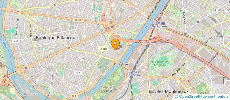 localisation de l'entreprise MONSIEUR SANTOSH KRISHNA PRASAD  BOULOGNE-BILLANCOURT