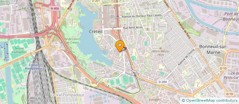 localisation de l'entreprise MONSIEUR SANVI KPONTON QUAM DESSOU  CRETEIL