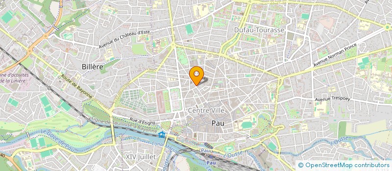 localisation de l'entreprise MONSIEUR SANZ GROSCLAUDE à PAU