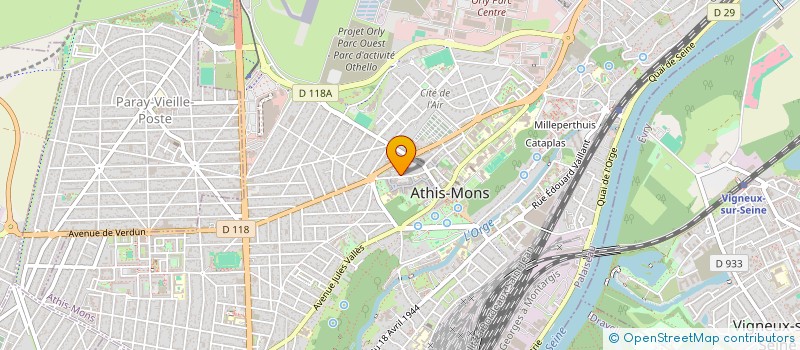 localisation de l'entreprise MONSIEUR SAOUDI LASMI à ATHIS-MONS