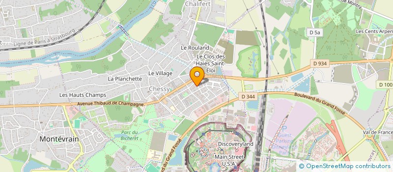 localisation de l'entreprise MONSIEUR SAPHIR GUERBETTE à CHESSY