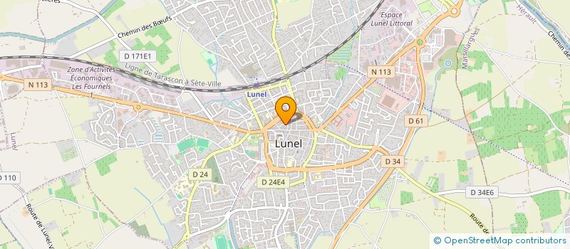 localisation de l'entreprise MONSIEUR SAQIB LATIF  LUNEL