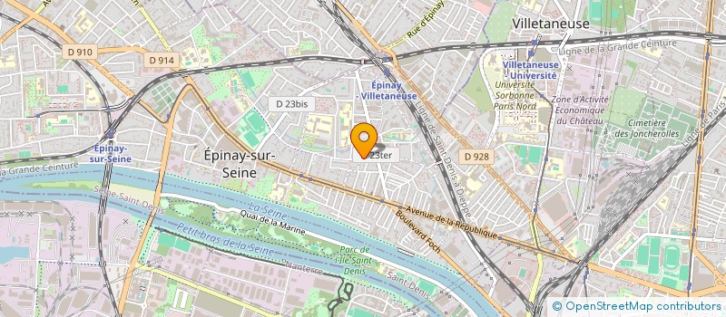 localisation de l'entreprise MONSIEUR SAQLAIN MUSHTAQ à EPINAY SUR SEINE